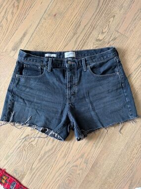 Universal Thread by Target Black Frayed Denim Shorts
